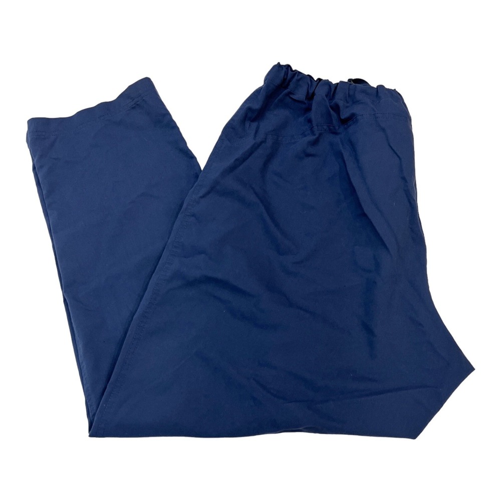 FIGS 2XL Navy Blue Drawstring Scrub Pants Relaxed Comfortable Workwear